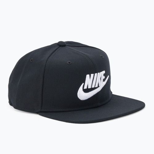 Vaikiška kepuraitė su snapeliu Nike Dri-Fit Pro Structured Futura balck/black/white