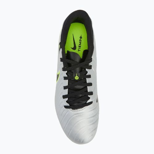 Vyriški futbolo batai Nike Tiempo Legend 10 Academy FG/MG metallic silver/volt/black