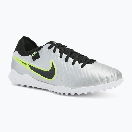 Vyriški futbolo batai Nike Tiempo Legend 10 Pro TF metallic silver/volt/black