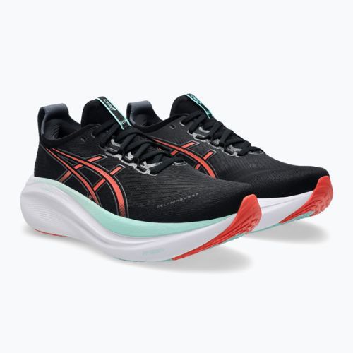 Vyriški bėgimo batai ASICS Gel-Nimbus 27 black/coral reef