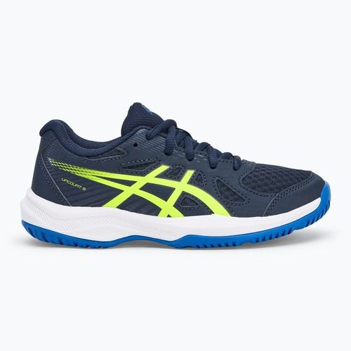 Vaikiški batai ASICS Upcourt 6 GS midnight/safety yellow