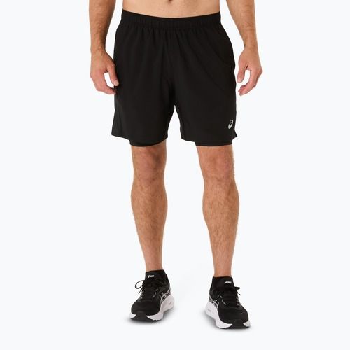 Vyriški bėgimo šortai ASICS Core 2N1 7IN performance black/performance black