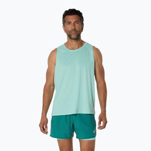 Vyriškas bėgimo tank topas ASICS Core Singlet oasis green
