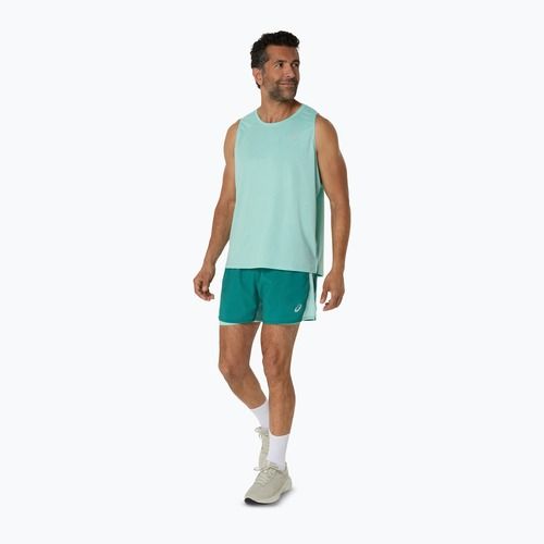 Vyriškas bėgimo tank topas ASICS Core Singlet oasis green