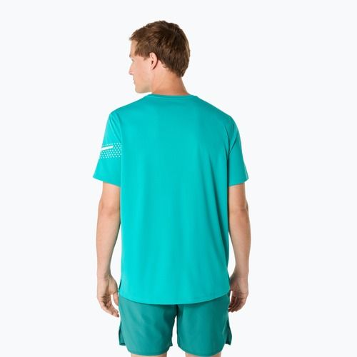 Vyriški bėgimo marškinėliai ASICS Icon SS Top wave teal