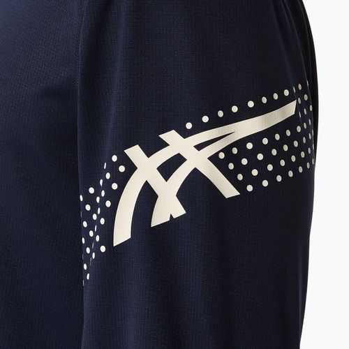 Vyriški bėgimo marškinėliai ilgomis rankovėmis ASICS Icon LS 1/2 Zip midnight