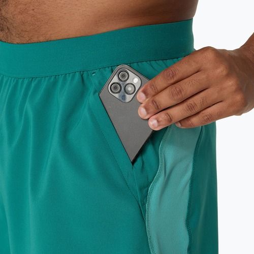 Vyriški bėgimo šortai ASICS Road 5IN rainy lake/light teal