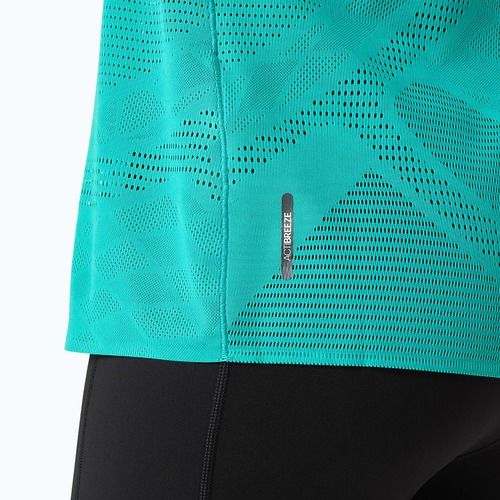 Moteriški bėgimo marškinėliai ASICS Metarun SS Top wave teal