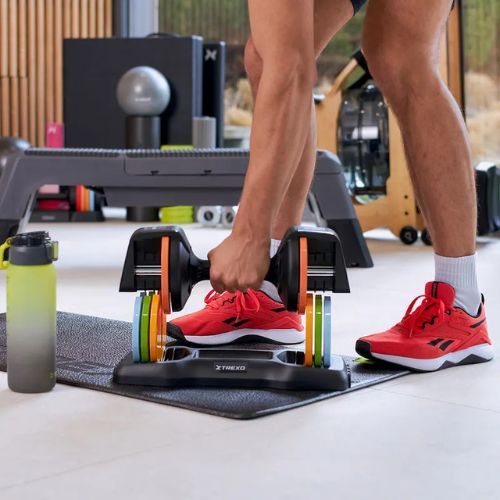 Reguliuojamas hantelis XTREXO 11,5 kg multicolor