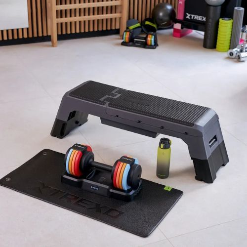 Reguliuojamas hantelis XTREXO 25 kg multicolor