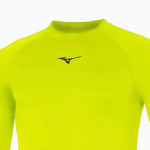 Vyriški bėgimo marškinėliai ilgomis rankovėmis Mizuno Uni Core yellow/ navy