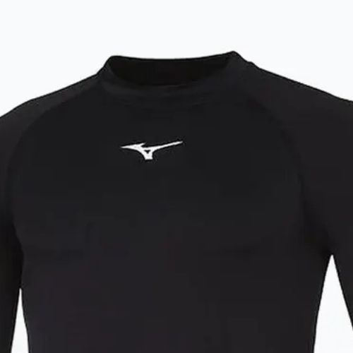Vyriški bėgimo marškinėliai ilgomis rankovėmis Mizuno Uni Core black/ white