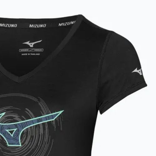 Moteriški bėgimo marškinėliai Mizuno Impulse Core RB Tee black