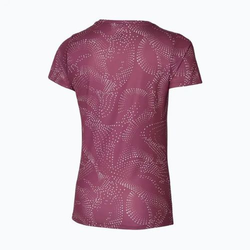 Moteriški bėgimo marškinėliai Mizuno Impulse Core Graphic Tee violet quartz