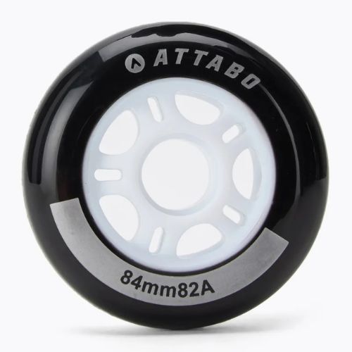 Ratukai riedučiams ATTABO Wheels 84 mm 4 vnt. juodi