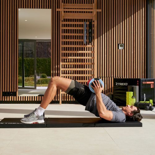 Gimnastikos čiužinys XTREXO juodas