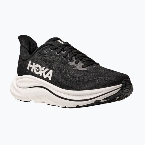 Moteriški bėgimo bateliai HOKA Clifton 10 Wide black/white