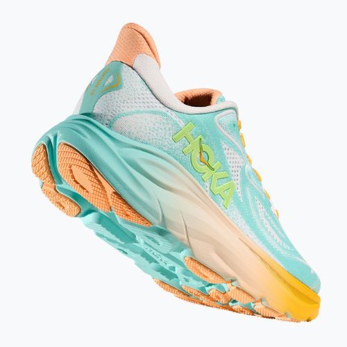Moteriški bėgimo bateliai HOKA Clifton 10 blue spark/white