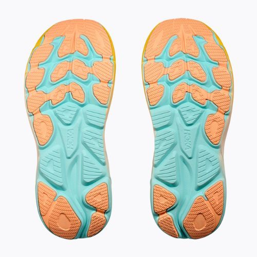 Moteriški bėgimo bateliai HOKA Clifton 10 blue spark/white