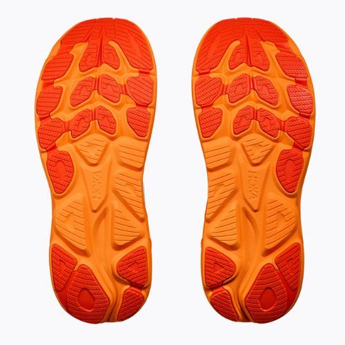Moteriški bėgimo bateliai HOKA Clifton 10 frost/orange zest
