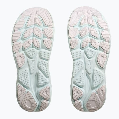 Moteriški bėgimo bateliai HOKA Clifton 10 white/cielo blue