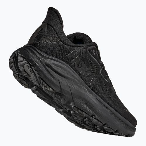 Vyriški bėgimo bateliai HOKA Clifton 10 Wide black/black
