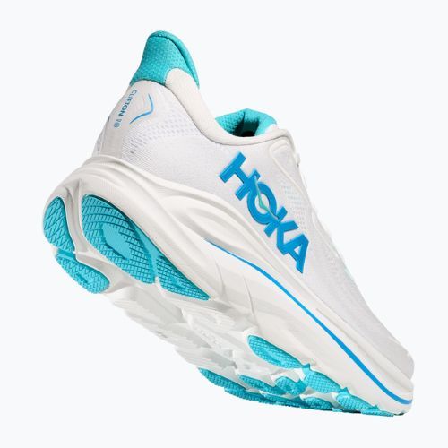 Vyriški bėgimo bateliai HOKA Clifton 10 white/skyward blue