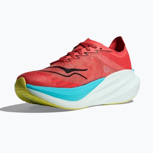 Moteriški bėgimo batai HOKA Mach X 2 grapefruit/electric coral