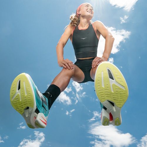 Bėgimo batai HOKA Cielo X1 2.0 frost/black