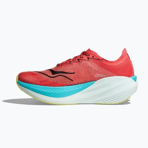 Vyriški bėgimo batai HOKA Mach X 2 grapefuit/electric coral
