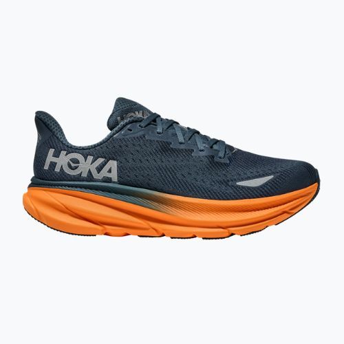 Vyriški bėgimo batai HOKA 9 GTX stormy skies/orange zest