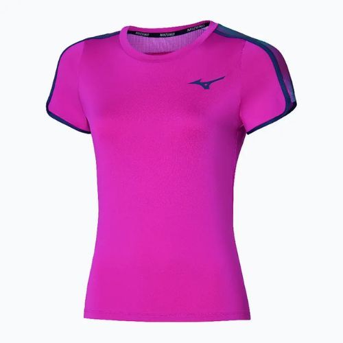 Moteriški marškiniai Mizuno Frontier Tee W fuchsia purple