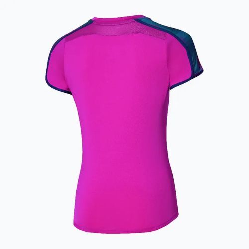 Moteriški marškiniai Mizuno Frontier Tee W fuchsia purple