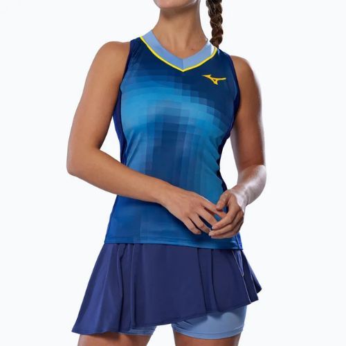Moteriški marškiniai Mizuno Frontier Tank W bellwether blue