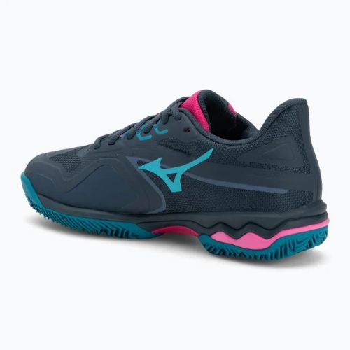 Moteriški padelio bateliai Mizuno Wave Exceed Light 2 Padel midnight navy/ fuchsia purple/ enamel blue