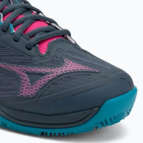 Moteriški padelio bateliai Mizuno Wave Exceed Light 2 Padel midnight navy/ fuchsia purple/ enamel blue
