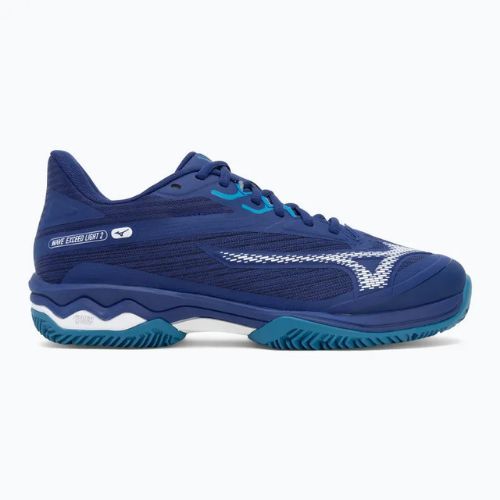 Vyriški teniso batai Mizuno Wave Exceed Light 2 CC bellwether blue/ white/ fjord blue