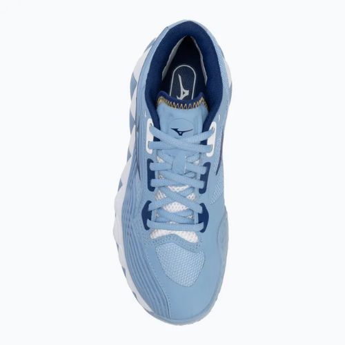 Moteriški teniso batai Mizuno Wave Enforce Tour 2 CC bel air blue/ white/ bellwether blue