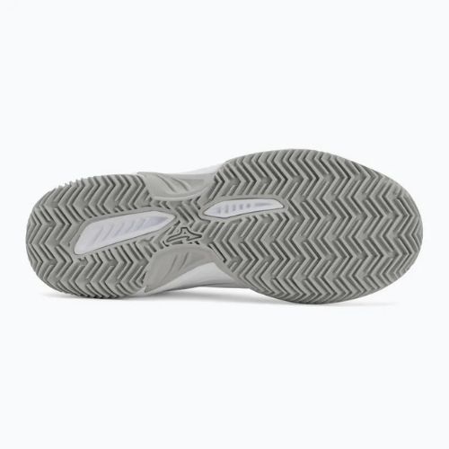 Moteriški teniso batai Mizuno Break Shot 5 CC white/ ultimate gray/ harbor mist
