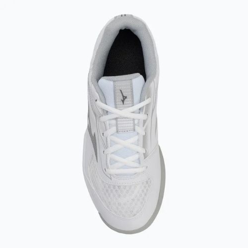 Moteriški teniso batai Mizuno Break Shot 5 CC white/ ultimate gray/ harbor mist
