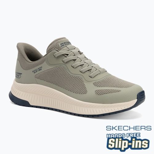 Vyriški batai SKECHERS Bobs Squad 4 olive