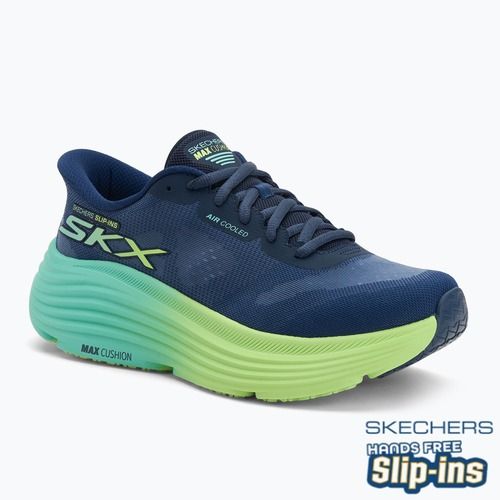 Moteriški bėgimo batai SKECHERS Max Cushioning Endeavour Hallandale navy/lime