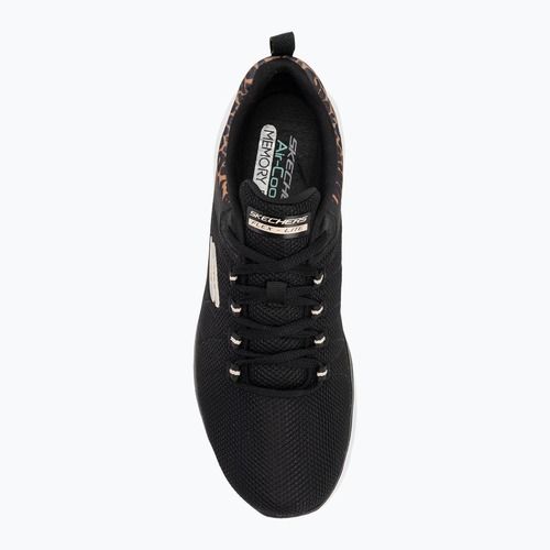 Moteriški batai SKECHERS Flex Appeal 4.0 Wild Ballad black/leopard