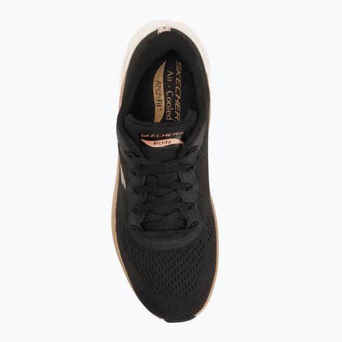 Moteriški batai SKECHERS Arch Fit 2.0 Glow The Distance black/rose gold