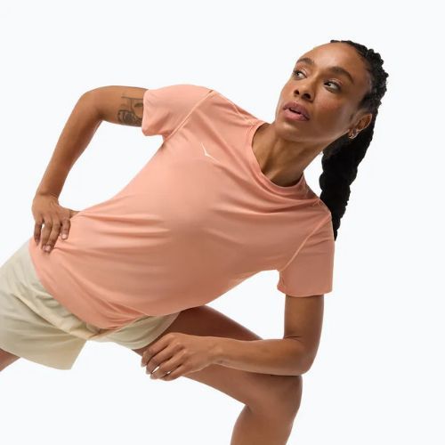 Moteriški bėgimo marškinėliai HOKA Airolite Run dry clay