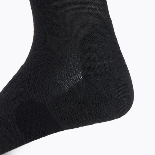 Kojinės HOKA Crew Run Sock 3 poros black/black/black