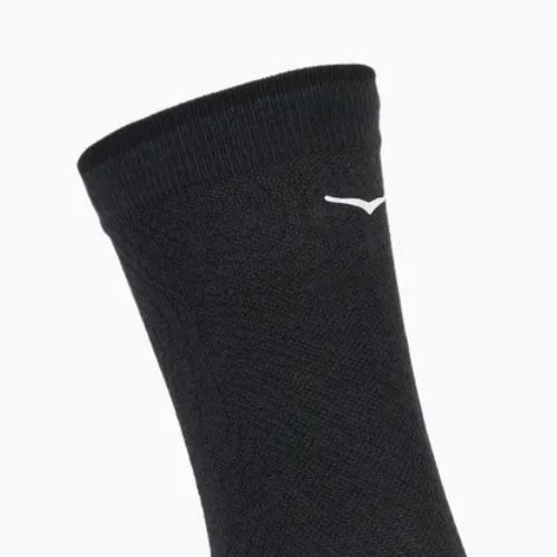 Kojinės HOKA Crew Run Sock 3 poros black/black/black
