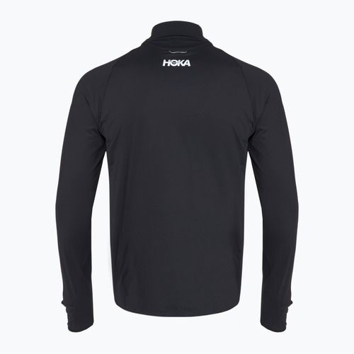 Vyriškas bėgimo džemperis HOKA GlideTech Quarter Zip black