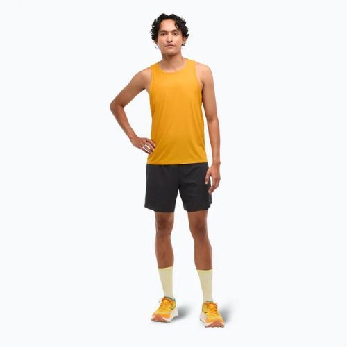 Vyriškas bėgimo tank topas HOKA Airolite Run Tank varsity yellow