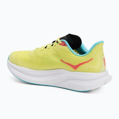 Vyriški bėgimo batai HOKA Mach 6 yuzu/cielo blue